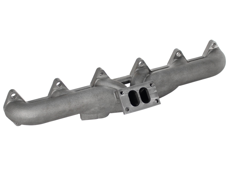 aFe Power BladeRunner Ported Ductile Iron Exhaust Manifold 98.5-02 Dodge Diesel Trucks L6-5.9L (td) - 46-40034