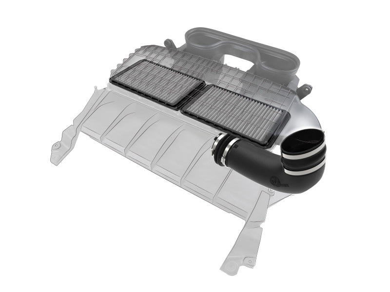 aFe 21-23 Ram 1500 TRX HEMI V8 6.2L (sc) Super Stock Induction System w/ Pro DRY S Filters - 55-10014D