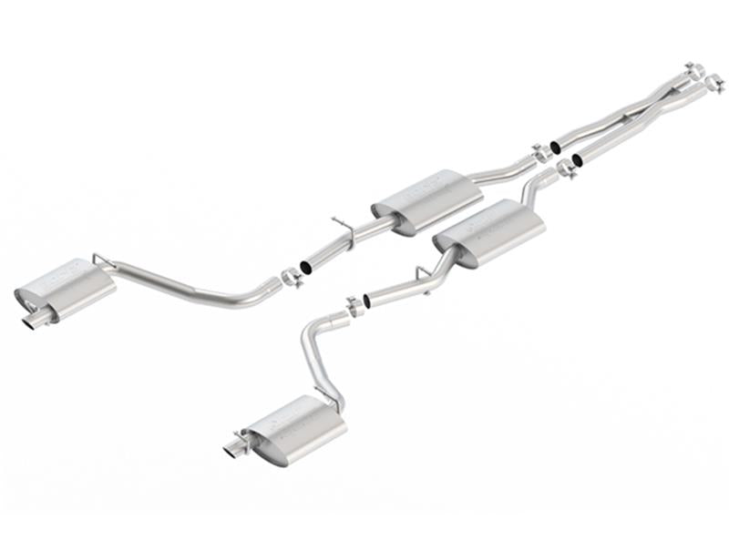 Borla 2015 Dodge Challenger 3.6L V6 ATAK Catback Exhaust No Tips Factory Valance - 140650