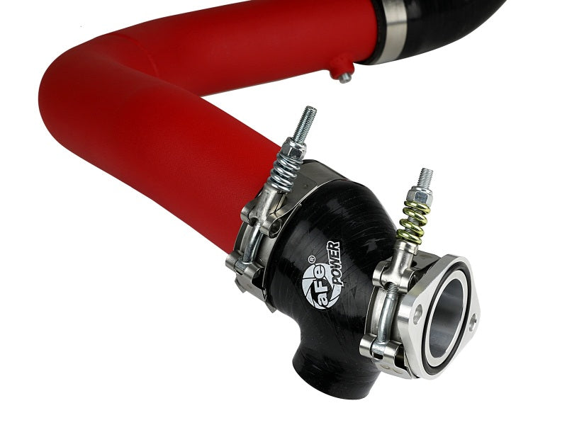 aFe BladeRunner 2.5in Aluminum Hot Side Charge Pipe 15-20 Subaru WRX 2.0T - Red - 46-20378-R
