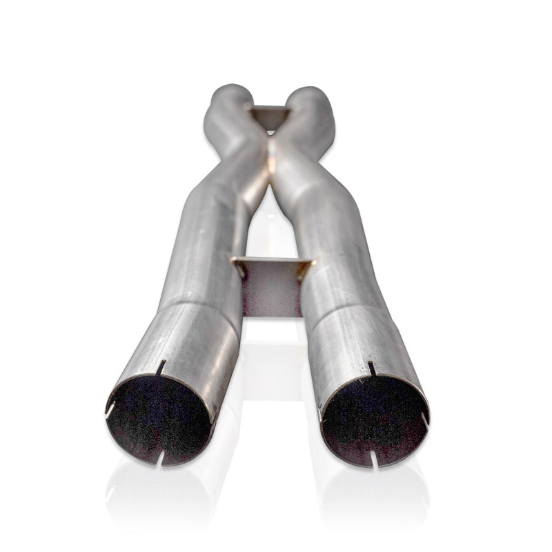 Stainless Works 18-21 Mustang GT Mid Resonator Delete X-Pipe - M18RESDX