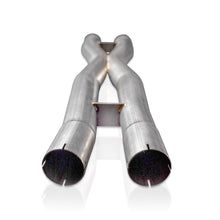 Load image into Gallery viewer, Stainless Works 18-21 Mustang GT Mid Resonator Delete X-Pipe - M18RESDX