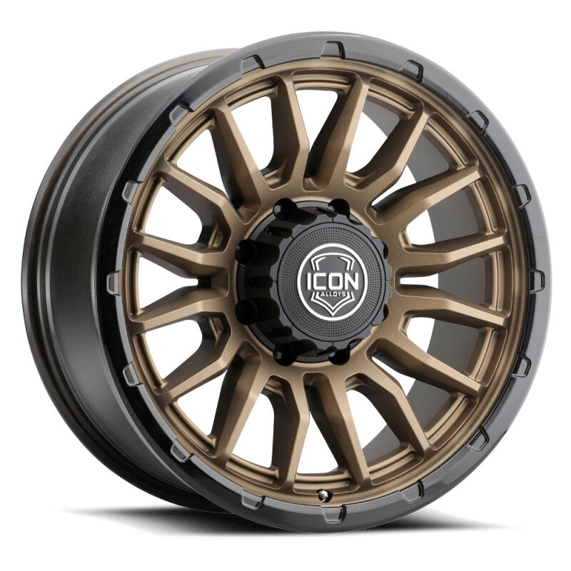 ICON Alloys Cajon 20x9 / 8x6.5 / 12mm / 5.5in BS Satin Bronze Wheel w/ GB Lip - 8320908055SBGB