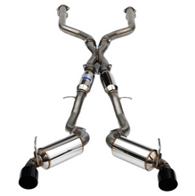 Load image into Gallery viewer, Invidia 2022+ Nissan Z 70mm N1 Cat Back Exhaust - Black Tips - HS22N4Z7GD1SBL