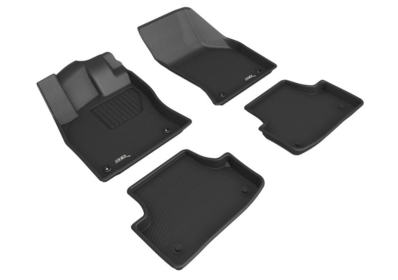 3D MAXpider 15-20 Audi A3 (8V) / S3 Sedan (8V) / A3 E-Tron / RS 3 (8V) Black Full Set - L1AD03301509