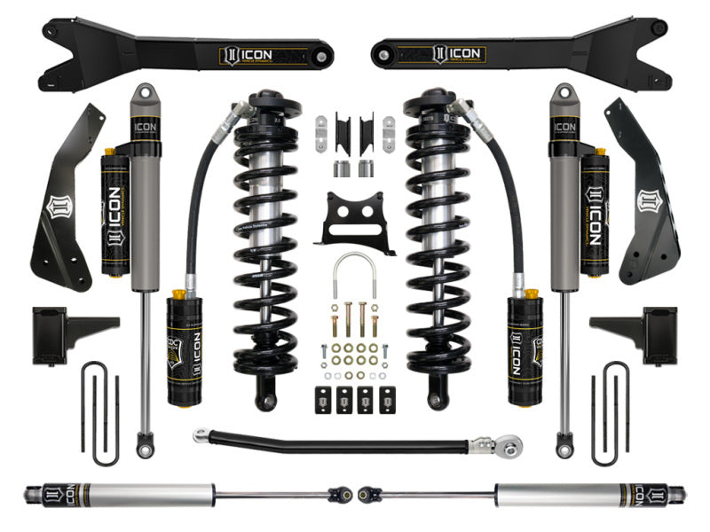 ICON 11-16 Ford F250/F350 4-5.5in Stage 5 Coilover Conversion System w/ Radius Arm - K63135R