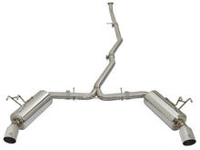 Load image into Gallery viewer, aFe POWER Takeda 16-17 Honda Civic I4-1.5L (t) 2.25-2.5in 304 SS CB Dual-Exit Exhaust Polish Tip - 49-36615-P