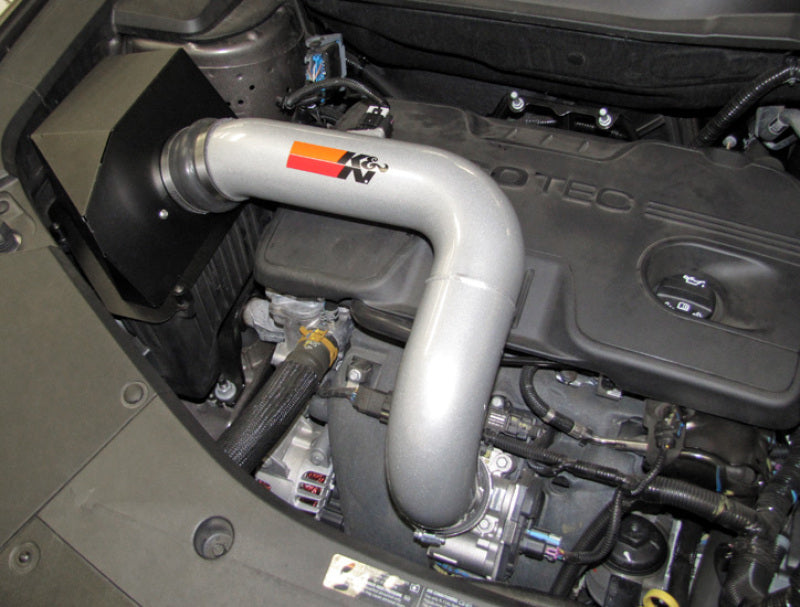 K&N 10 GMC Terrain / 10 Chevy Equinox 2.4L-L4 Silver High Flow Performance Kit - 77-3071KS