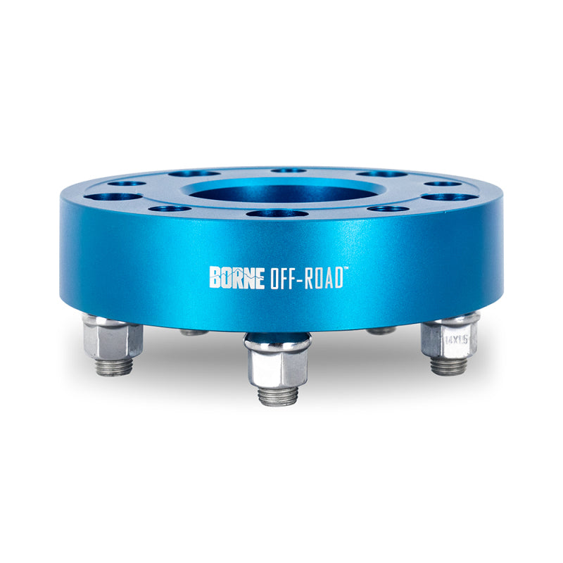 Mishimoto Wheel Spacers - 5x127 - 71.6 - 38.1mm - M14 - Blue - BNWS-003-381BL