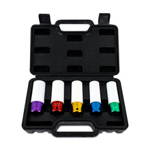 Load image into Gallery viewer, Mishimoto 1/2in. Wheel Nut Socket Set - 5pc - MMTL-LUG-5
