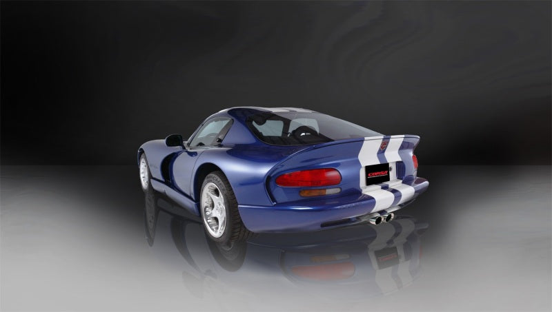 Corsa 1996-2002 Dodge Viper GTS 8.0L V10 Polished Sport Cat-Back Exhaust w/3in Inlet - 14119