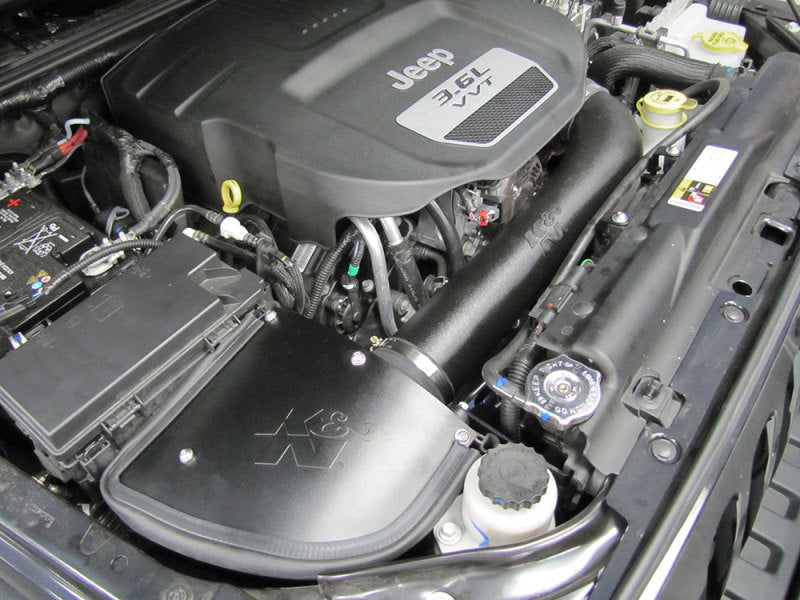 K&N 12-14 Jeep Wrangler V6 3.6L Performance Intake Kit - 57-1566