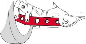 SPC Performance 02-06 Honda CR-V/Acura RSX/03-10 Element Silver Anodized Rear Lower Control Arms - 69400