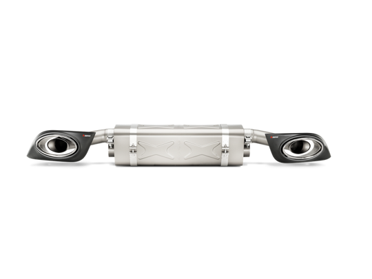 Akrapovic 14-15 Porsche 911 Turbo/Turbo S (991) Slip-On Line (Titanium) w/ Carbon Titanium Tips - S-PO991TSO-HT