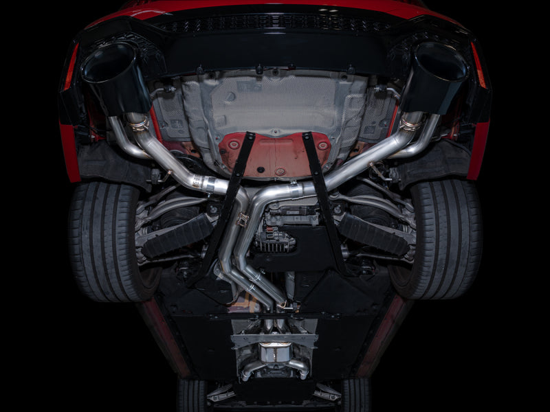 AWE Tuning 21-23 Audi C8 RS6/RS7 SwitchPath Cat-Back Exhaust - Diamond Black Tips - 3025-33776