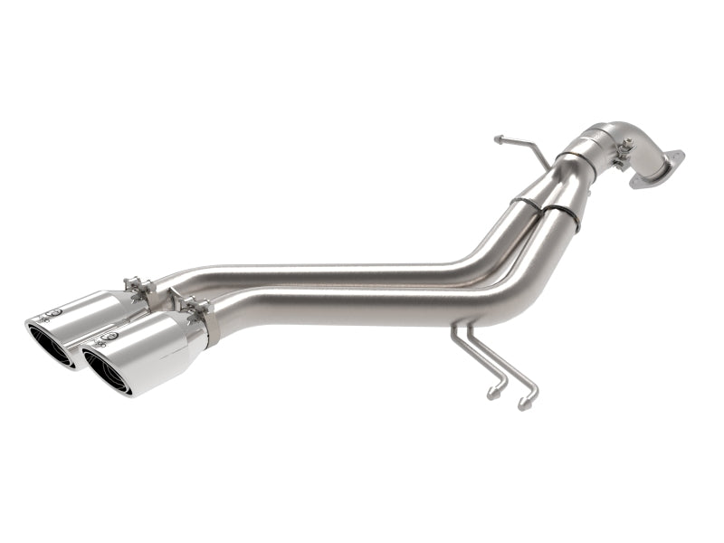 aFe Takeda 13-17 Hyundai Veloster L4-1.6L 2-1/2in 304 SS Axle-Back Exhaust w/ Polished Tips - 49-37019-P