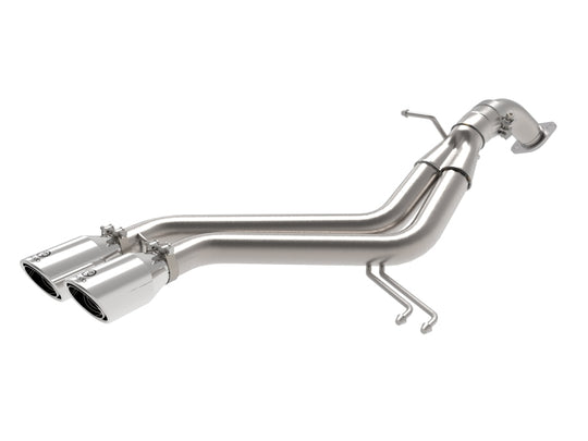 aFe Takeda 13-17 Hyundai Veloster L4-1.6L 2-1/2in 304 SS Axle-Back Exhaust w/ Polished Tips - 49-37019-P