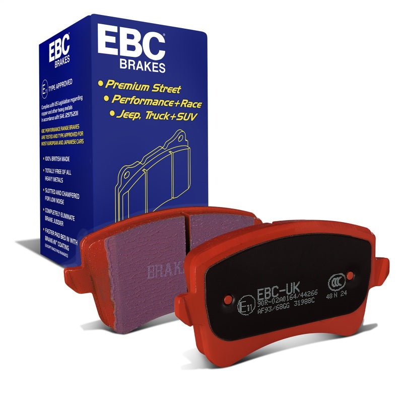 EBC 09-11 Audi A4 2.0 Turbo Redstuff Rear Brake Pads - DP31988C