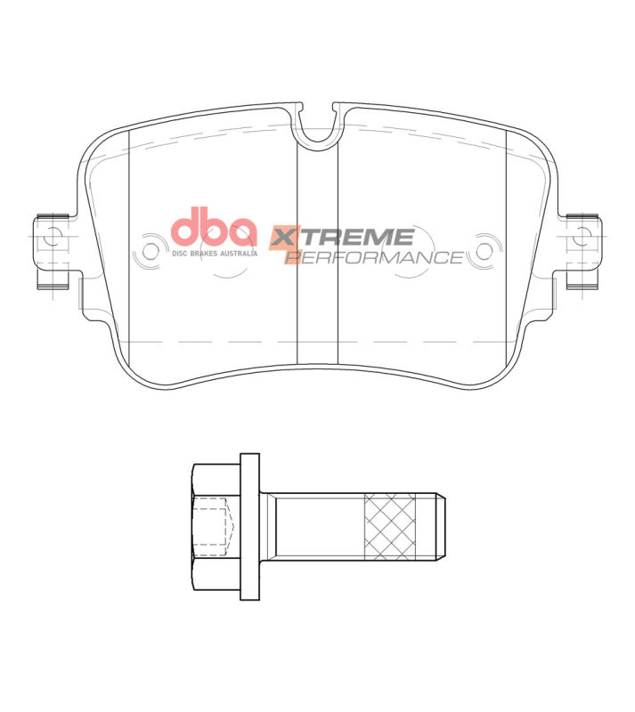 DBA 19-21 Audi A8 Quattro Rear XP Performance Brake Pads - DB15031XP