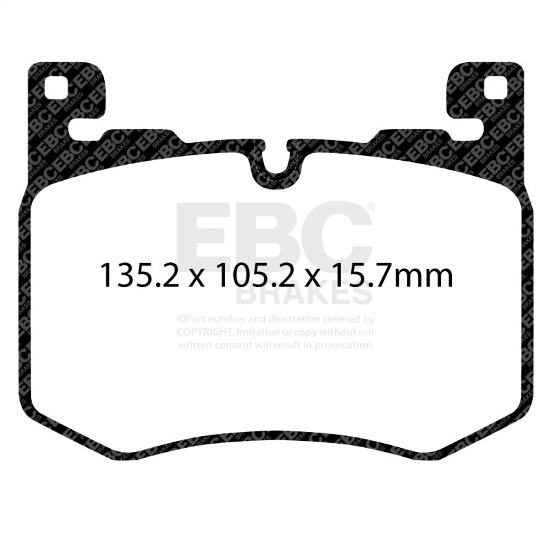 EBC 2019+ Jaguar F-Pace 5.0 Supercharged Bluestuff Front Brake Pads - DP52412NDX
