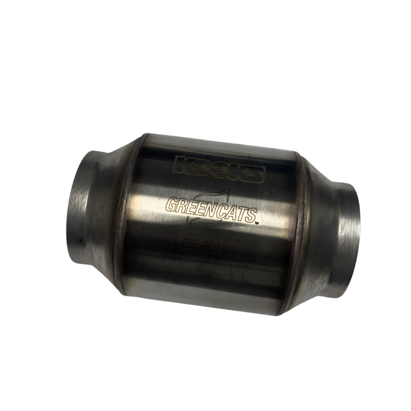 Kooks Universal 3 Inch ULTRA-GREEN Catalyst 3in Inlet/3in Outlet/4in Long/4.5in OD Body/7In OAL - GE-90146