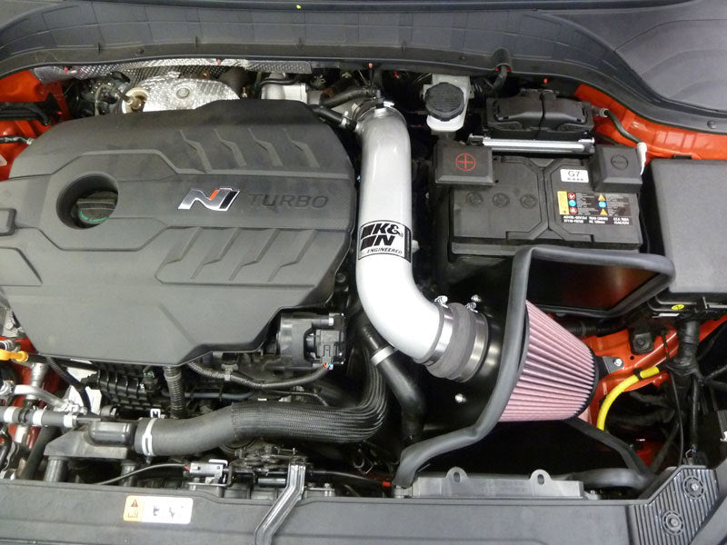 K&N Typhoon 2022 Hyundai Kona N L4-2.0L F/I Turbo Performance Air Intake System - 69-5330TS