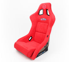 Load image into Gallery viewer, NRG FRP Bucket Seat ULTRA Edition - Large (Red Alcantara/Gold Glitter Back) - FRP-302RD-ULTRA