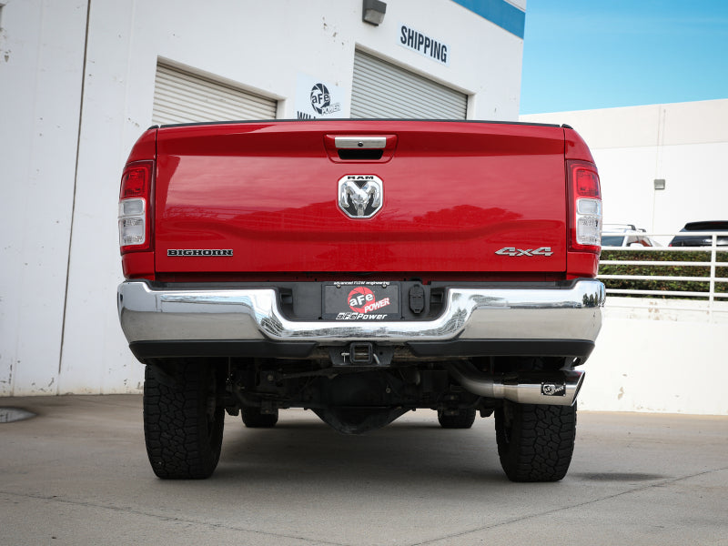 aFe MACHForce XP 4in Exhausts Cat-Back SS w/ Polished Tips 14-17 Dodge Ram 2500 V8-6.4L Hemi - 49-42056-P