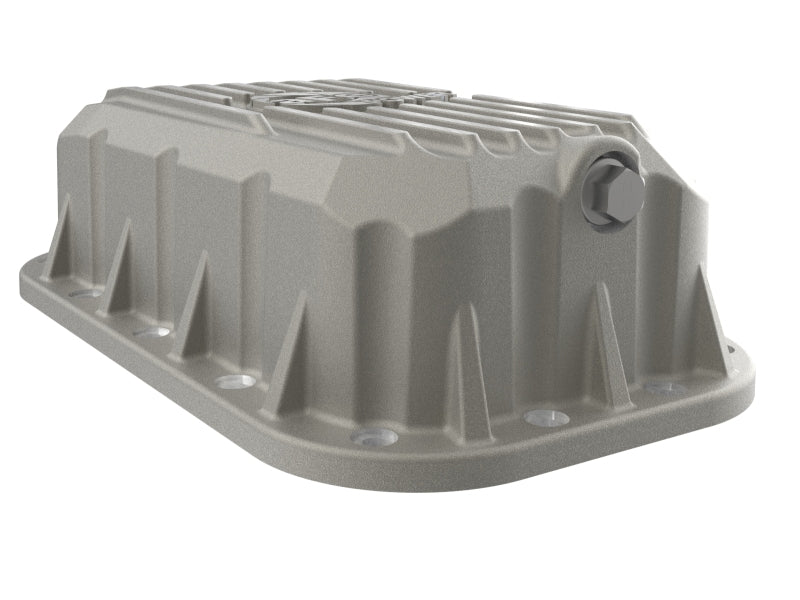 aFe POWER Street Series Engine Oil Pan Raw w/ Machined Fins Jeep Wrangler (JK) 12-18 V6-3.6L - 46-71450A