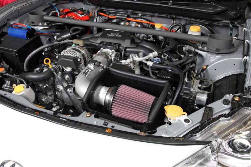 K&N 13 Subaru BRZ 2.0L / 13 Scion FR-S 2.0L Silver 69 Series Typhoon Intake - 69-8619TS