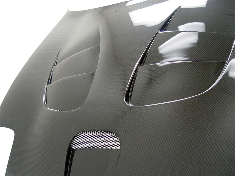 Seibon 93-96 Mazda RX-7 ST Carbon Fiber Hood - HD9396MZRX7-ST