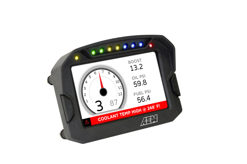 AEM CD-5G Carbon Digital Dash Display w/ Interal 10Hz GPS & Antenna - 30-5602