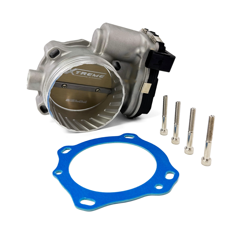 BLOX Racing 85mm Billet Throttle Body - Mustang 5.0 - Silver Anodized - BXIM-00290-SI
