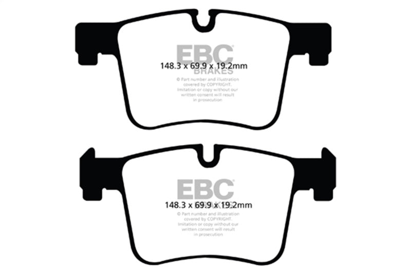 EBC 11-17 BMW X3 F25 2.0T Bluestuff Front Brake Pads - DP52105NDX