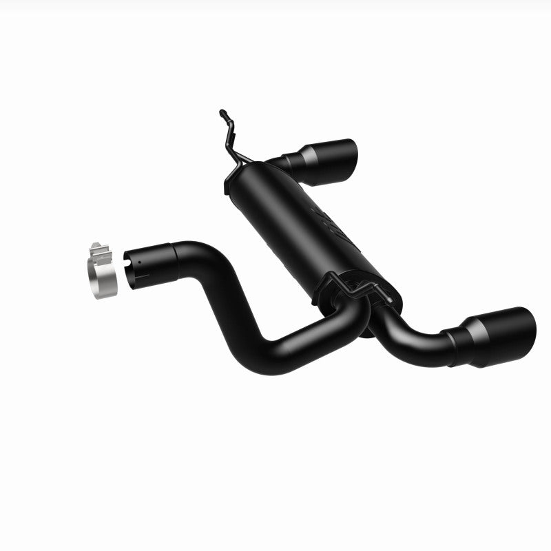 MagnaFlow 2018+ Jeep Wrangler 3.6L Dual Black Tip Axle-Back Exhaust - 19388