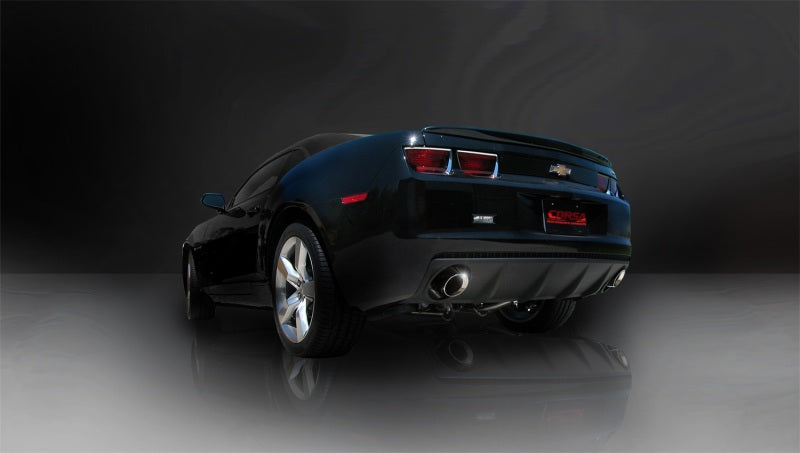 Corsa 2010-2015 Chevrolet Camaro Coupe SS 6.2L V8 Auto Polished Sport Cat-Back + XO Exhaust - 14952