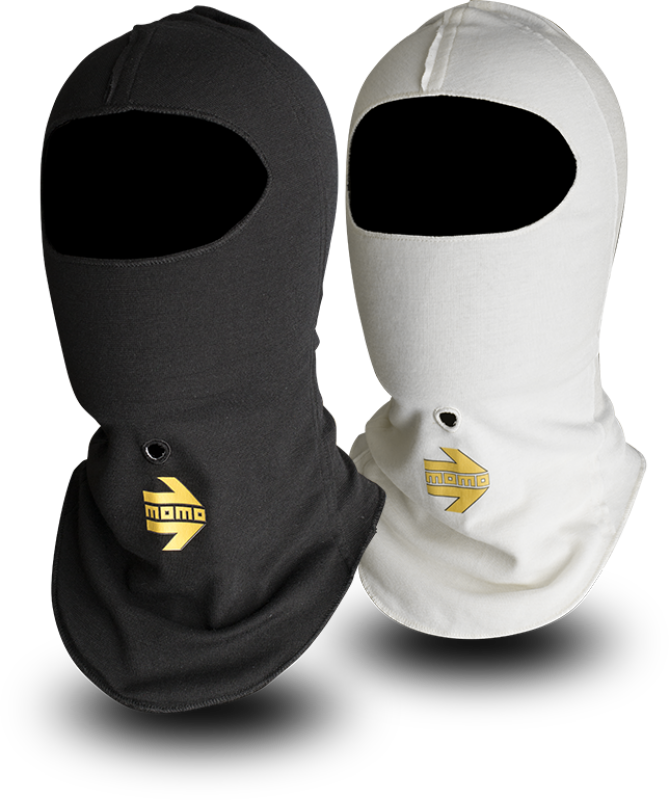 Momo Comfort Tech Balaclava One Size (FIA 8856-2000)-White - MNXBALCOTWHT