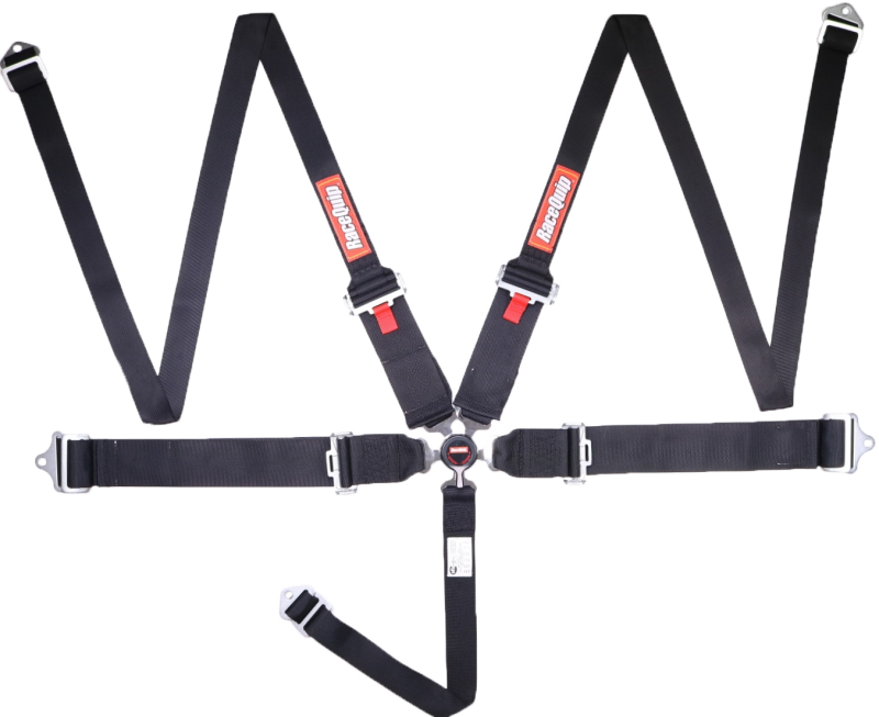 RaceQuip Black SFI CAMLOCK 5pt PD Lap HNR Seat Belt - 745005RQP