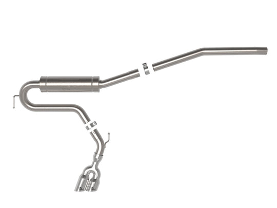 aFe 22-23 Ford Maverick EcoBoost L4 2.0L(t) Rebel Series 2-1/2in 304 SS Cat-Back w/ Polished Tip - 49-33144-P