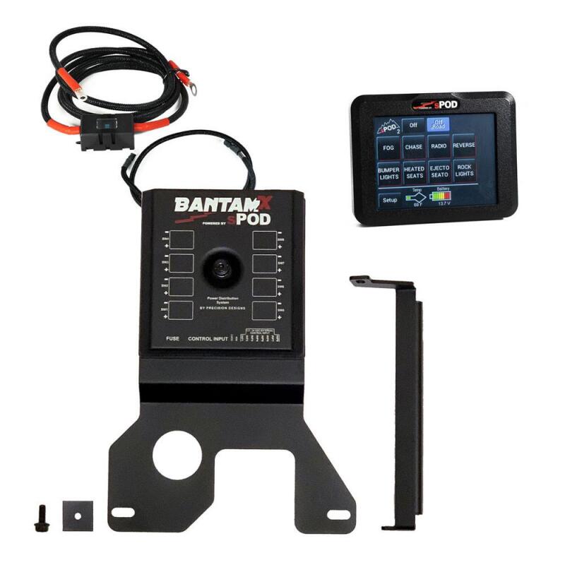 sPOD 03-06 Jeep Wrangler TJ SourceLT w/ Blue LED Switch Panel - 870045