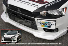 Load image into Gallery viewer, GReddy 08+ Mitsubishi Evolution X Urethane Front Lip Spoiler - 17030014