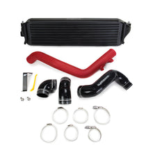 Load image into Gallery viewer, Mishimoto 2017+ Honda Civic Type R Intercooler Kit - Black Intercooler Red Pipes - MMINT-CTR-17KBKWRD