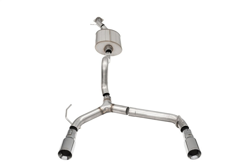 Corsa 21-25 Ford Bronco 2.7L 2-Door 2.75in Cat-Back Dual Rear Exhaust w/4in Straight-Cut Polish Tips - 21208