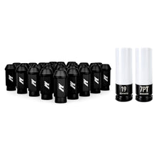 Load image into Gallery viewer, Mishimoto Aluminum Locking Lug Nuts M12x1.5 27pc Set Black - MMLG-15-27LBK