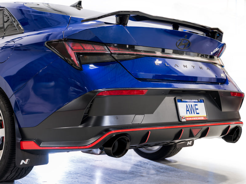 AWE Tuning 22-26 Hyundai Elantra N SwitchPath Cat-Back Exhaust - Diamond Black Tips - 3025-33237