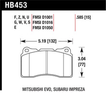 Load image into Gallery viewer, Hawk 03-06 Evo / 04-09 STi / 09-10 Genesis Coupe (Track Only) / 2010 Camaro SS / 08-09 Pontiac G8 GX - HB453Z.585