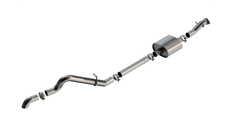 Borla 21-22 Ford Bronco 2.3L 2DR/4DR T-304 Stainless Steel Cat-Back S-Type Exhaust - Brushed - 140898