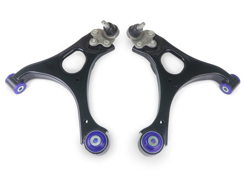 SuperPro 06 Honda Civic DX Front Lower Control Arm Set W/ Bushings - TRC1166