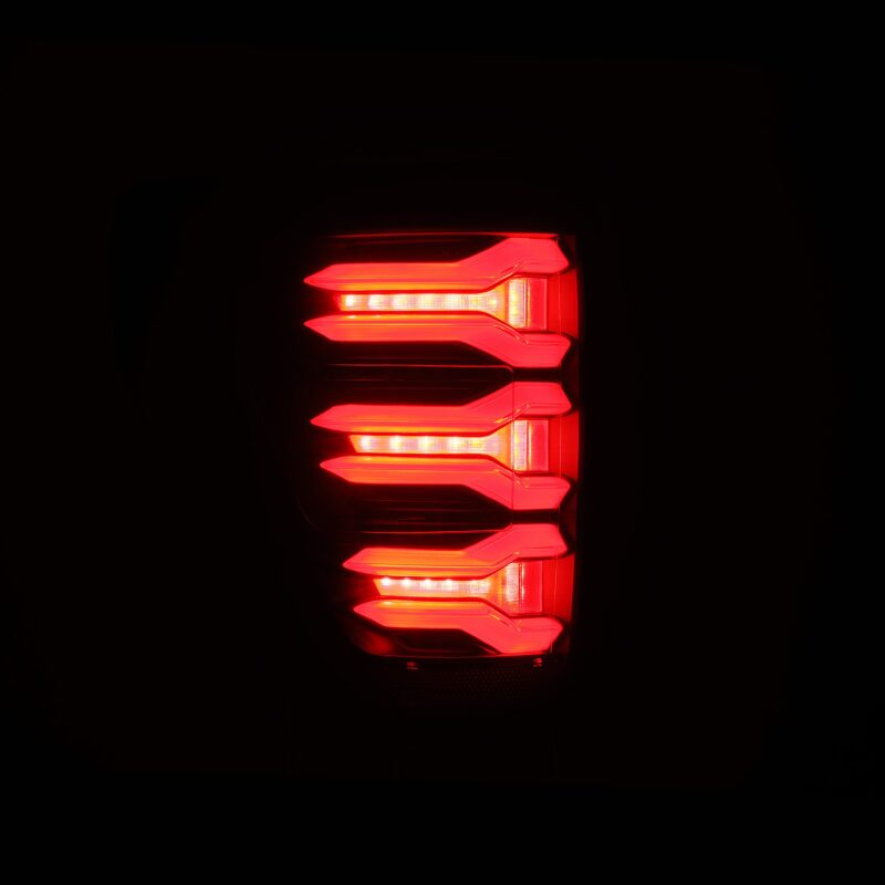 AlphaRex 21-22 Ford F-150 LUXX LED Taillights Black/Red - 653030