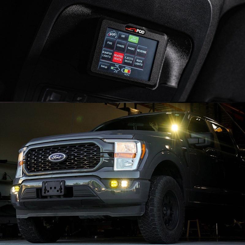 sPOD Ford 2021-On F-150 Touchscreen BantamX Vehicle Kit - 870086